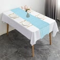 thumbnail image 3 of MasteelfCA Stylish Blue Table Cloth Blue Table Runner Exquisite Sequin Table Runner, 3 of 7