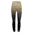 thumbnail image 6 of lcziwo Daily Sales, Womens Leggings Fashion Glitter Sequin Print Yoga Pants Stretchy High Waisted Workout Gym Tights Cozy Lounge Pants Multicolor XXL, 6 of 7