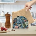 thumbnail image 2 of Yayeee Napkin Holder for Table Set of 2 Kitchen Paper Tissue Organization, Sea Plants Pattern, 2 of 8