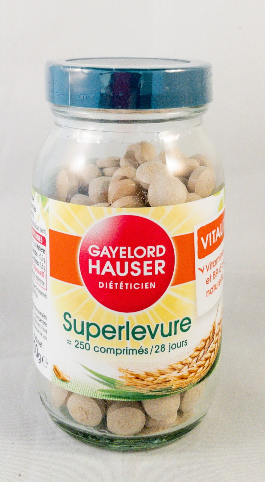 Gayelord Hauser - Superyeast Brewer's Yeast Tablets - Source of Vitamins B1  and B9 of Natural Origin - 250 Tablets