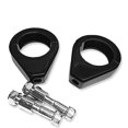 thumbnail image 5 of Httmt Mt299-002- Abrazadera De Horquilla Abrazaderas De Señal De Giro Compatible Con Soporte De Montaje Harley Softail Horquilla De 39 Mm Negro, 5 of 5