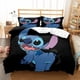 thumbnail image 3 of Disney-Juego de ropa de cama de Stitch, funda de edredón de dibujos animados de Anime, decoración de funda de almohada, funda de edredón para dormitorio, traje de cama, regalo para niños, 3 of 5