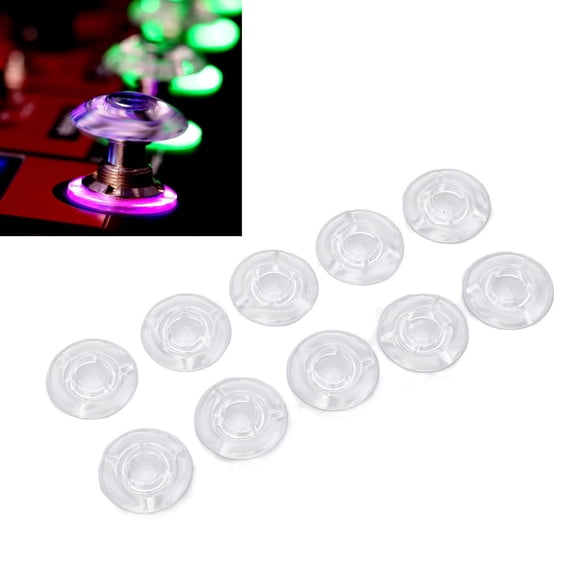 Guitar Effect Pedal Footswitch Topper, Footswitch Topper 10Pcs Transparent  for Performance Practices