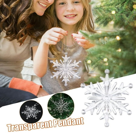 

Lcicle Line Pendant Gift Crystal Ornament Valentine s Acrylic Day Snowflake Home Decor