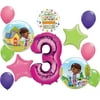 Doc McStuffins Party Supplies 3rd Birthday Bubbles Balloon Bouquet Decorations 12 pcs