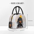 thumbnail image 2 of Yiaed Dachshund Sitting in Bathtub Print Lunch Bag Adult Insulated Lunch Box, Leakproof Cooler Food Lunch Containers Reusable High Capacity Lunch Tote Bags-One Size, 2 of 6