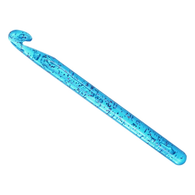 Ganchos de Crochet Grandes Regal Woven Ergonomicos de Plástico Gigantes para DIY Crocheting Azul 12mm