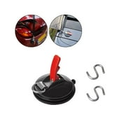 1 Pc Heavy Duty Vacuum Anchor Strong Suction Cup Anchor with Carabiners for Car Awning Boat Camping Trap Bathroom Pet