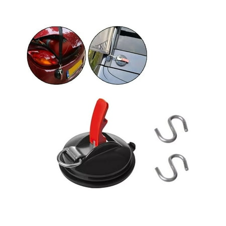 1 Pc Heavy Duty Vacuum Anchor Strong Suction Cup Anchor with Carabiners for Car Awning Boat Camping Trap Bathroom Pet