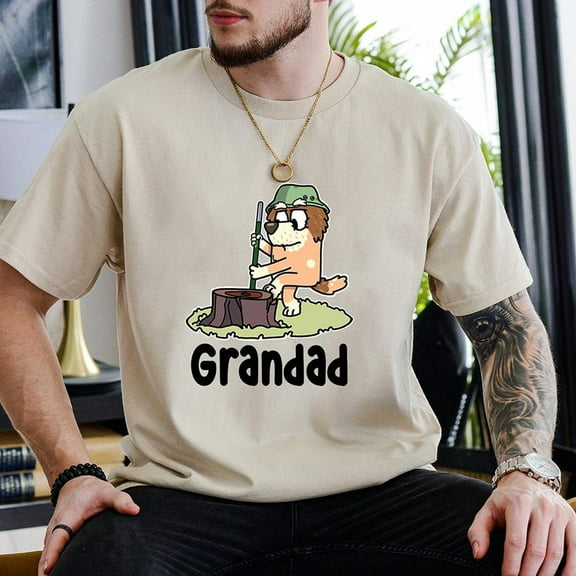 Bluey Grandad T-Shirt, Grandfather Bingo, Bluey Family Shirt, Father's day