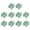 Green, variant on 10 Pcs 31.5x21.5x25mm Electronic Component Container Cases Mini Storage Boxes kit