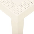 thumbnail image 3 of vidaXL Table de Jardin Blanc 79x65x72 cm Plastique, 3 of 4