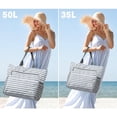 thumbnail image 6 of G4Free Beach Bag, Waterproof Sandproof Beach Tote Bag, Large Capacity Foldable for Women, 6 of 9