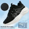 thumbnail image 3 of Ecetana Walking Shoes for Women Casual Sneakers Breathable Running Shoes, 3 of 7
