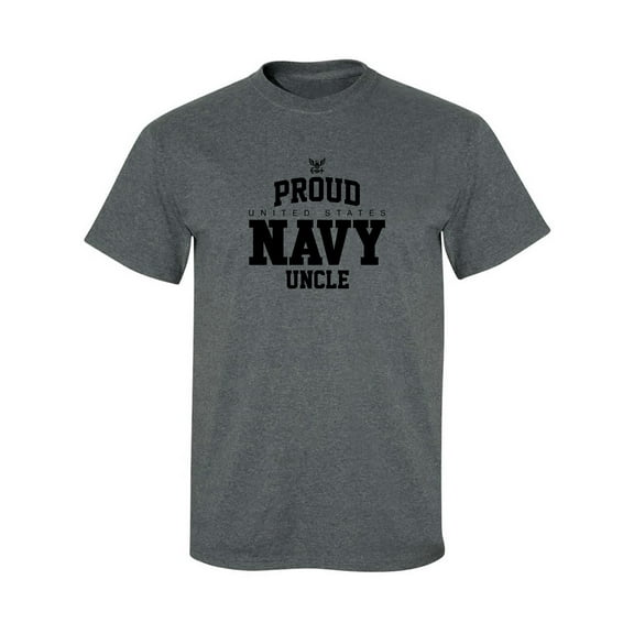 Proud United States Navy UNCLE Adult Short Sleeve T-shirt