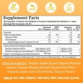 thumbnail image 4 of Llama Naturals Kids Probiotic with Prebiotic Fiber, Vegan, Organic Prebiotics and Probiotics Gummies for Gut Health Support, Toddler Real Fruit Gummy Vitamins, No Added Sugar Cane, Peach Mango, 60 Ct, 4 of 10