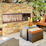Superior ODLVF48ZEN. 48 in. VRE4600 Series Vent-Free Linear Outdoor Fireplace, Electronic Ignition - F4834