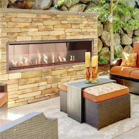Superior ODLVF48ZEN. 48 in. VRE4600 Series Vent-Free Linear Outdoor Fireplace, Electronic Ignition - F4834