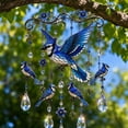thumbnail image 6 of Graceful Hummingbird Wind Chime for Outside, Acrylic Sun Catcher Windchime, Colorful Bird Outdoor Yard Decor, Memorial Gardening Gift for Women Grandma, 6 of 7