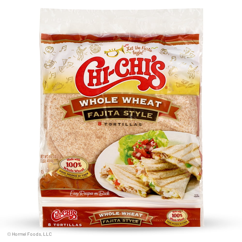 ChiChi's Fajita Style Whole Wheat Tortillas, 8 Ct