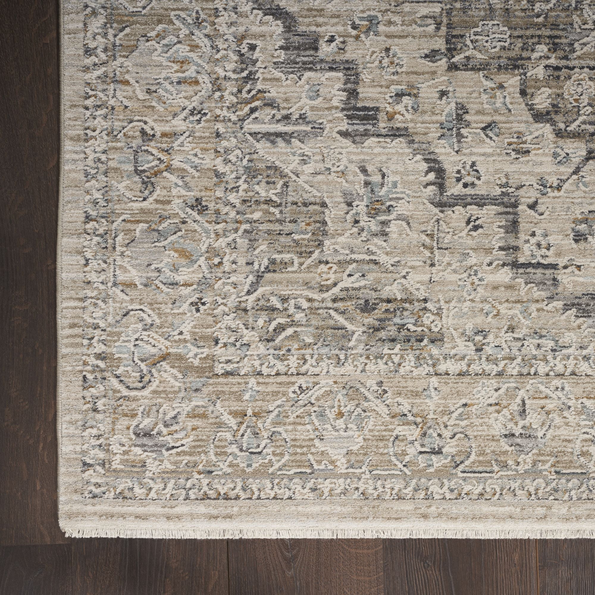 Nourison Nyle Medallion Bohemian Indoor Rug Ivory Taupe 2'6" x 4'6"