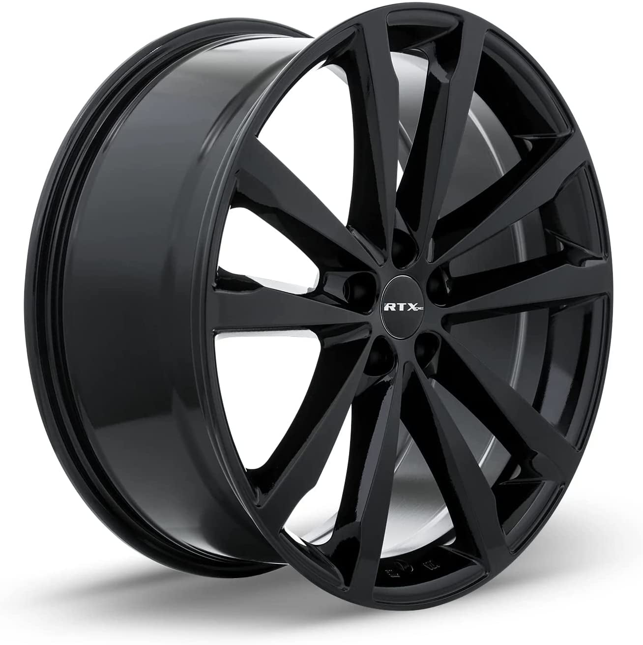 RTX Whitley 18x8 5x108 ET35 CB63.4 Gloss Black Wheel