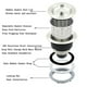 thumbnail image 3 of 3-1/2-inch Kitchen Sink Strainer With Removable Deep Waste Basket/strainer Assem, 3 of 4