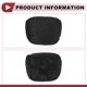 thumbnail image 4 of Almohada para la cabeza del automóvil Unique Bargains, almohada ergonómica cómoda para el cuello, soporte para el cuello, ante, terciopelo, negro, 1 Pcs, 4 of 7
