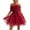 Wine Dress, variant on 50% off Clear! Women's Mini Babydoll Dress Discount Solid Color Retro Holiday Ruffle Sleeve Summer Beach Sale Boho Off Shoulder Sundress for Girls Elegant Puffy Hem