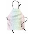 thumbnail image 1 of Colorful Apron Gradient Downpour Figure in Large Spectrum Spotted Little Liquids Wet Work of Art, Unisex Kitchen Bib Apron with Adjustable Neck for Cooking Baking Gardening, Multicolor, by Ambesonne, 1 of 3