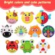 thumbnail image 3 of 1 Set Animal Paper Plates And Stickers Art Projects For Kids Paper Plates For Crafts Kid Craft Supplies, 3 of 3