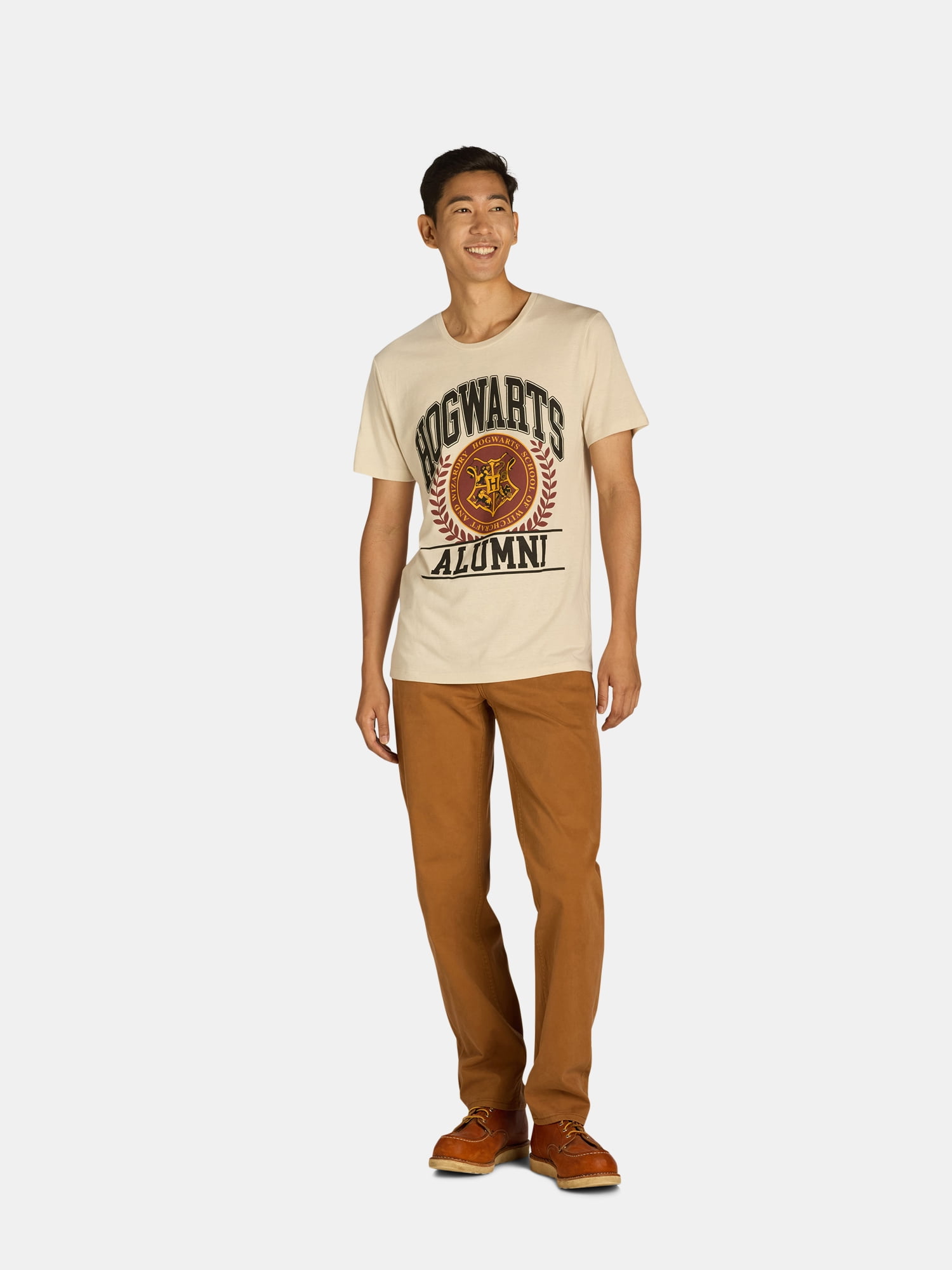 Harry Potter Men's & Big Men's Hogwarts Alumni Graphic Tee Shirt, Sizes S-3XL