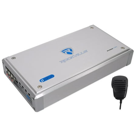 Rockville RXM-S30 Micro Marine/ATV Amplifier 2400w Max 4 Channel 4x150w RMS Dyno-Certified