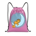 thumbnail image 1 of Pofeuu Garfield for Water-Resistant 210D Drawstring Bag Compact Foldable Design Gym Yoga Travel Essentials Lightweight Carryall-Medium, 1 of 6