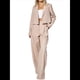 thumbnail image 1 of Conjuntos de 2 Piezas para Mujer: Blazer Elegante, Chaqueta, Pantalón Recto de Cintura Alta, Conjunto Informal de Negocios. Albaricoque M, 1 of 10