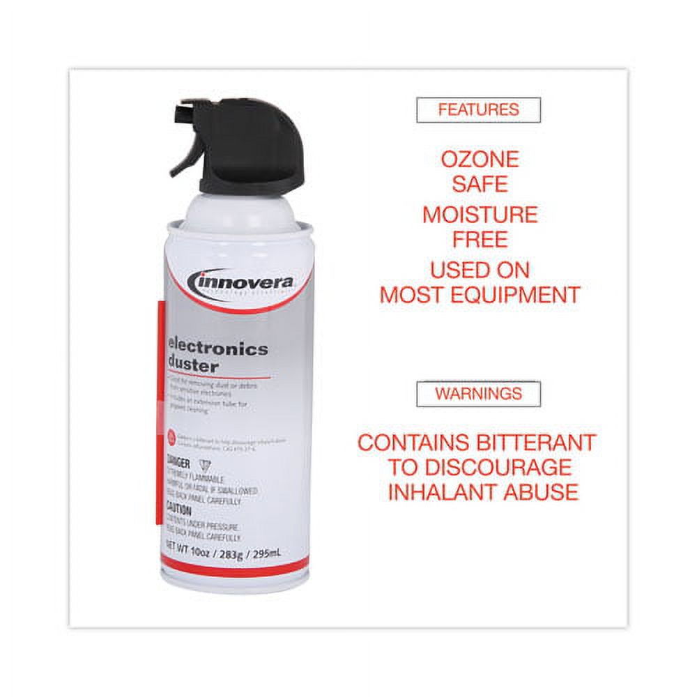 Compressed Air Duster Cleaner, 10 Oz Can, 2/pack | Bundle of 5 Packs
