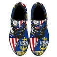 thumbnail image 2 of United States Navy Veteran Shoes Sneakers for Women Men Black Size 4.5, 2 of 7