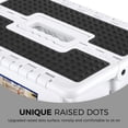 thumbnail image 6 of ACSTEP Folding Step Stool 13'' Tall Step Stool Plastic Step Stools with Non-Slip Surface - Black&White, 6 of 9