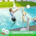 thumbnail image 5 of GoSports Splash Net PRO Pool Volleyball Net - Includes 2 Water Volleyballs and Pump - White, 5 of 6