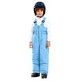 thumbnail image 4 of CPNG Kid's Boys Girls Snow Bib Pants Winter Windproof Ski Pants Outdoor Thickened Insulated Warm Snow Ski Bib Overalls(Light Blue,9-10 Years), 4 of 9