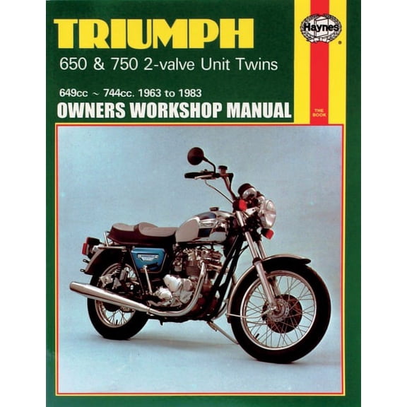 Haynes Repair/Service Manual '63-83 Triumph 650-750 2-Valve Twins (M122)