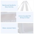 thumbnail image 3 of Bolsa de maquillaje impermeable de PU Scrub, bolsa de almacenamiento de cosméticos portátil de gran capacidad para mujeres, bolsa de artículos de tocador, 3 of 5