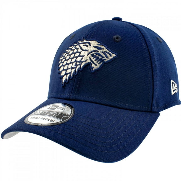 Game of Thrones Stark Crest New Era 39Thirty Fitted Hat-Large/XLarge