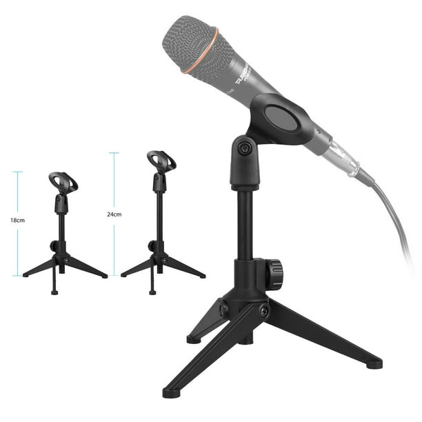 Tripod Desktop Microphone Stand Holder,EEEkit Lightweight Stable
