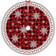 thumbnail image 2 of Christmas Tree Skirt Digital Printing Xmas Tree Decoration Tree Skirt Mat Merry Christma Decor For Home Happy New Year 2023 Noel, 2 of 4