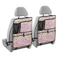 thumbnail image 2 of Pastel office supplies pattern Car Seat Back Kick Protectors,162 Pack Kick Mats with Storage Pockets for Vehicles to Protect from Dirt, Mud & Scratches, 2 of 5