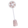 thumbnail image 3 of Ventilador USB recargable perfecl portátil de clip 360 grados Rosado, 3 of 7