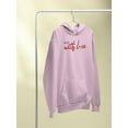 thumbnail image 3 of Made With Love W Daisy  Hoodie Women -Image by Shutterstock, Female Medium, 3 of 4
