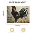 thumbnail image 3 of Orinice Rooster Organic Farming Ecological Art Fine Art Aesthetic Poster & Print Wall Painting for Classroom Kitchen Office Farmhouse Bathroom Room Decor 20x16in, 3 of 6