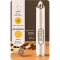 thumbnail image 5 of Btomtd Handheld Milk Frother with 3 Speeds, Rechargeable Frother Wand and Whisk for Coffee, Adjustable Drink Hand Mixer with Stainless Egg Beater, Black, 5 of 9